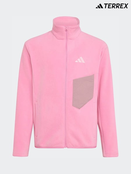 Pink - Adidas Terrex Zip Through Fleece
