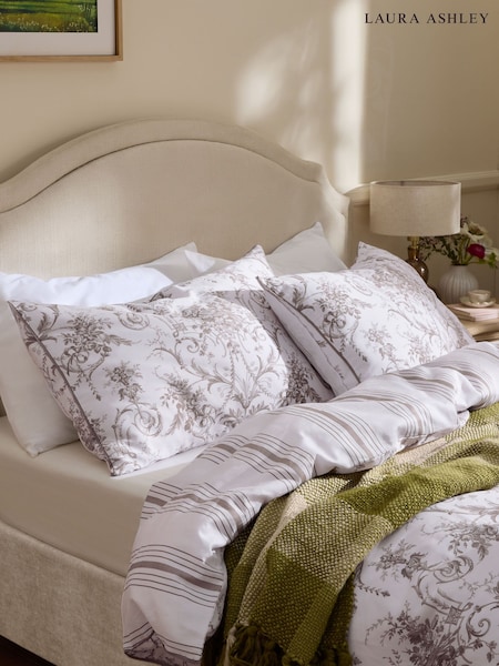 Set Of 2 Tuileries 200 Thread Count Cotton Sateen Pillowcases