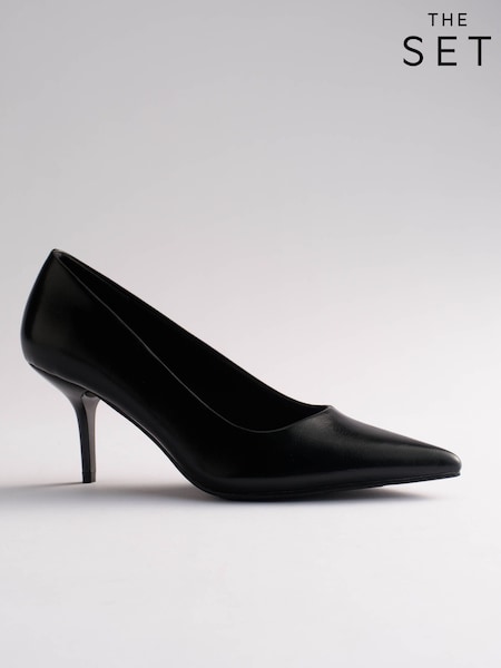 Black - The Set High Heel Court Shoes
