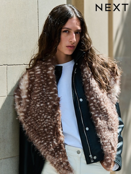 Animal/Deer - Heavyweight Fur Scarf