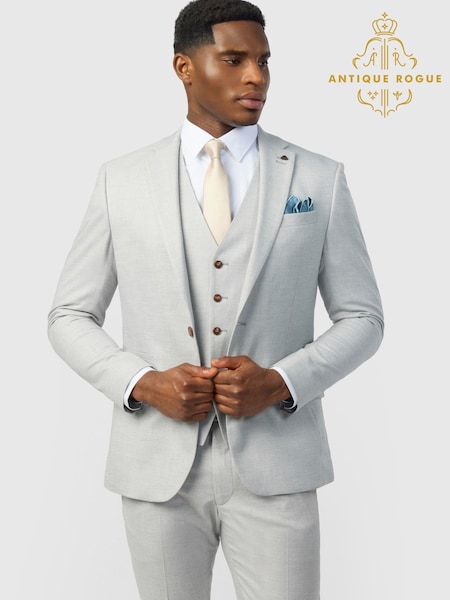 Grey - Regular Antique Rogue Texture Jacket