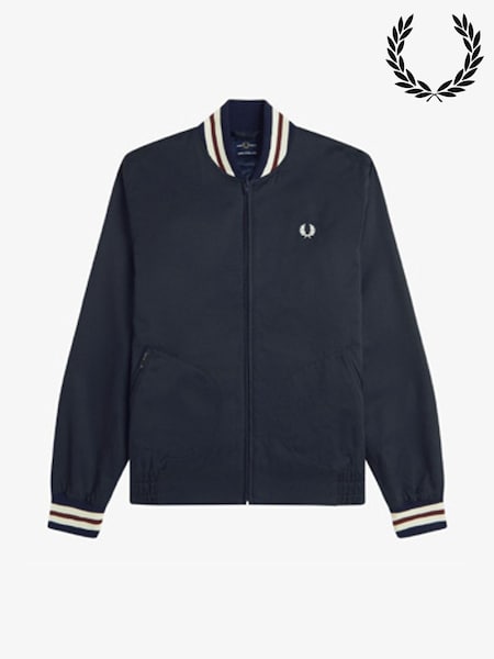 Brown - Regular Fred Perry Made In England Harrington Jacket
