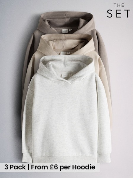 Grey - The Set Jersey Hoodies