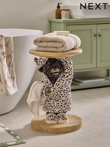 Bronze Hamish Leopard Side Table