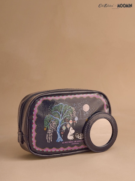 Navy Moomin - Cath Kidston Washbag With Mirror