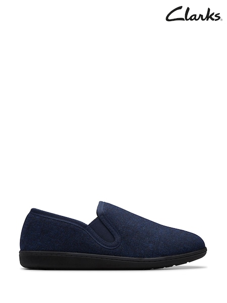 Blue - Regular Clarks King Ease Full Slippers