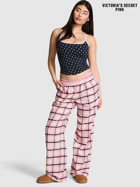 Pink Tartan - Victoria's Secret Pink Flannel Pyjama Bottoms