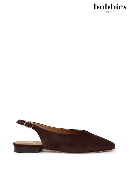 Brown - Bobbies Anouk Slingback Ballerinas