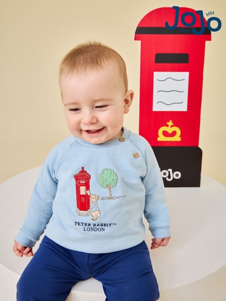 Blue Peter Rabbit™ London - Jojo Maman Bébé 2-piece Sweater & Joggers Set