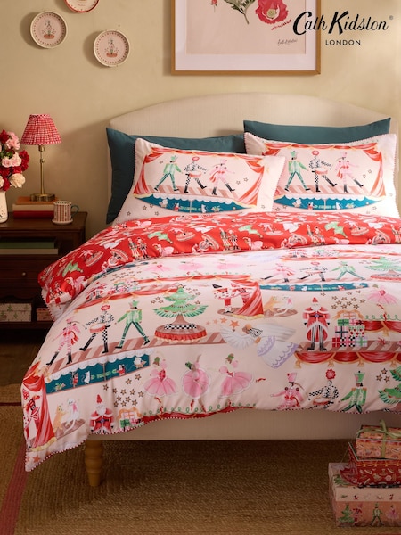 Cath Kidston Christmas Nutcracker Duvet Cover And Pillowcase Set