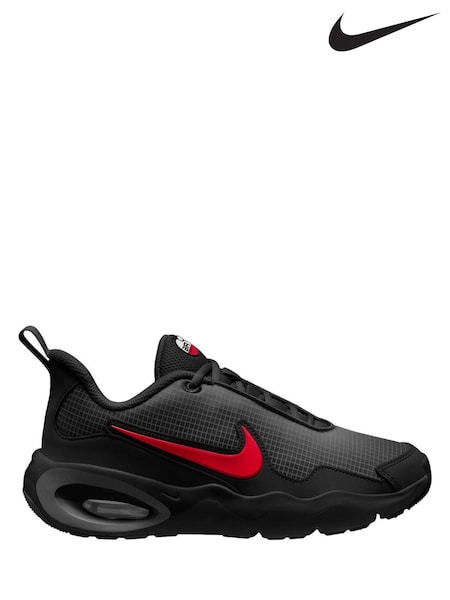 Black/Red - Nike Youth Air Max Nova Trainers