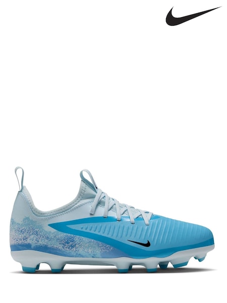 Blue - Nike Jr. Phantom 6 Low Academy Erling Haaland Multi Ground Football Boots