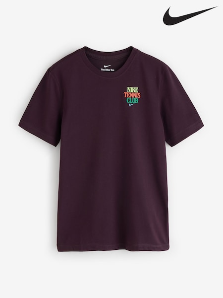 Red - Regular Nike Court Dri-fit Tennis T-shirt