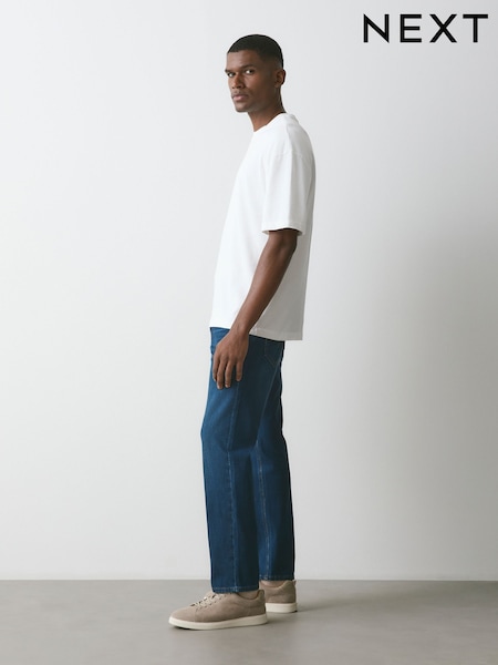 Marine Blue Bi-Stretch - Slim Fit Motion Flex Jeans