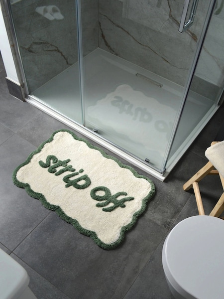 Mooky Mats Strip Off Slogan Bath Mat