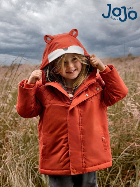 Orange Fox - Jojo Maman Bébé Parka Jacket