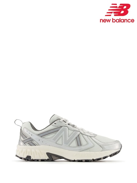 White/Silver - Regular New Balance 410 Trail Trainers