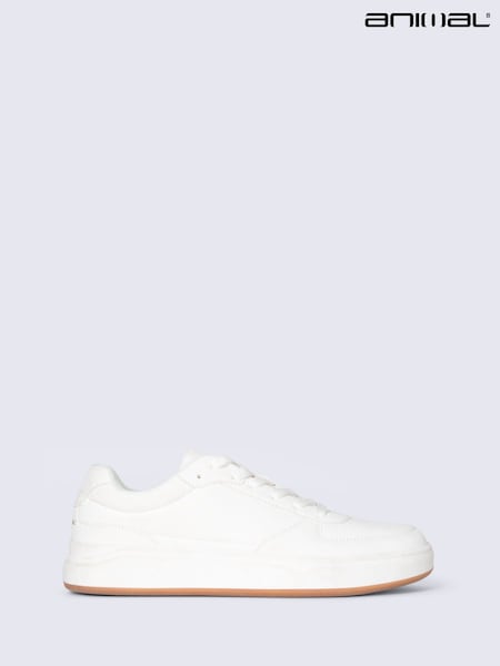 White - Animal Hudson Casual Trainers