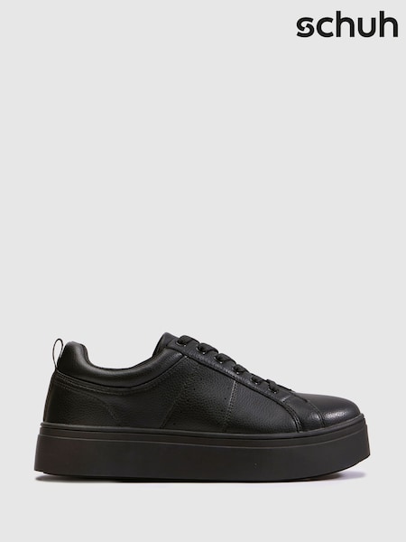Black - Schuh Naomi Lace Up Trainers