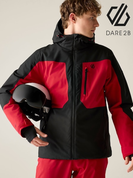 Black/Red - Regular Dare 2b Eagle Iv Waterproof Ski Jacket