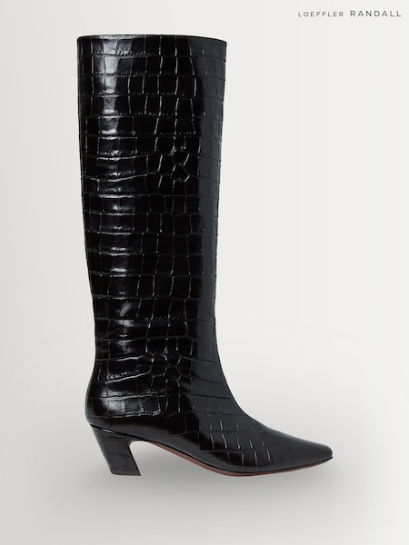 Black - Loeffler Randall Marley Kicked Heel Tall Boots