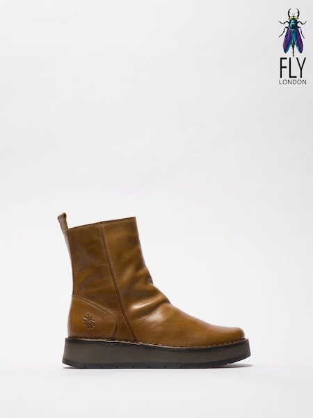 Brown - Fly London Reno Boots
