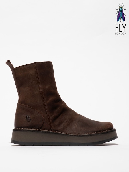 Brown - Fly London Reno Boots