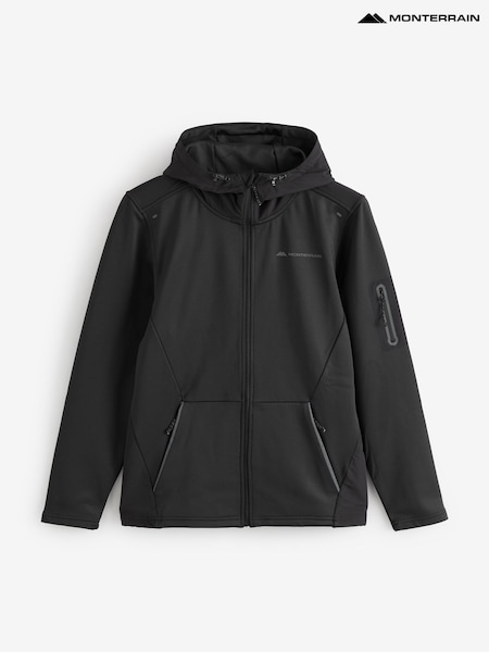 Black - Regular Monterrain Speed Poly Fleece Hoodie