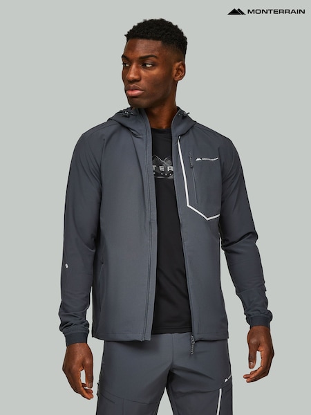 Grey - Regular Monterrain Ramble 3.0 Woven Hoodie
