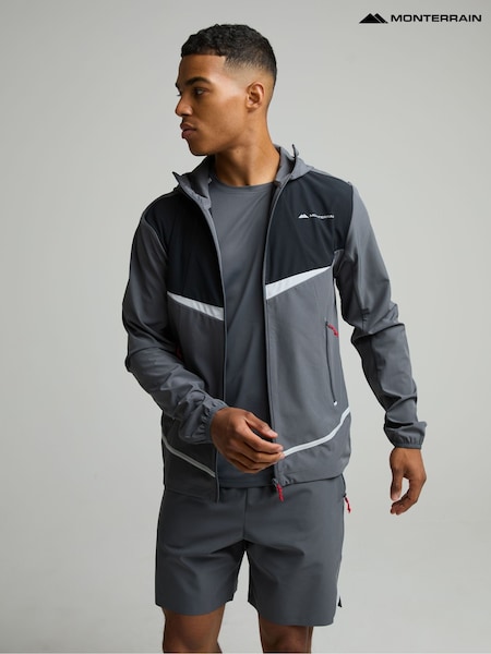 Grey - Regular Monterrain Defence Windrunner Jacket