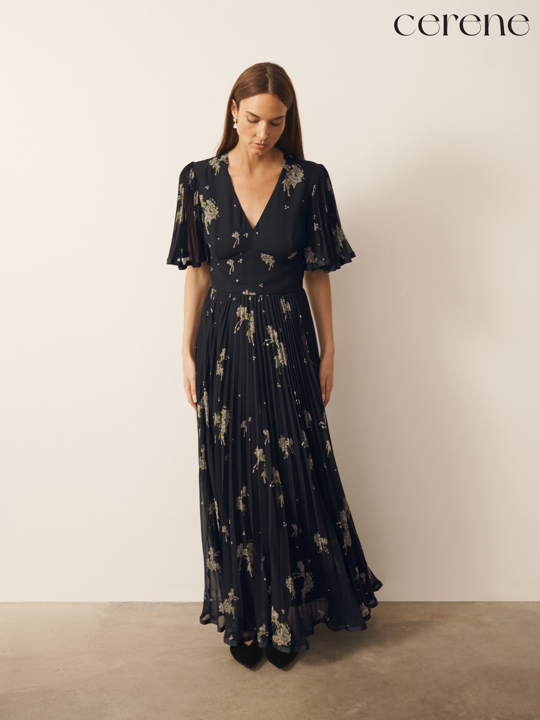 Buy Women's Dresses Maxi Pleated Floral Online | Next UK