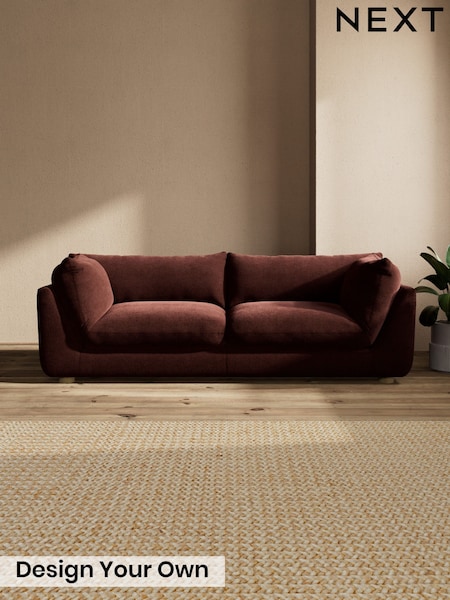 Luxe Chenille/Chestnut Brown - The Cuddle Relaxed Sit
