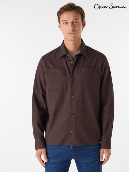 Cotton/Wool Blend Overshirt (G47722) | £149
