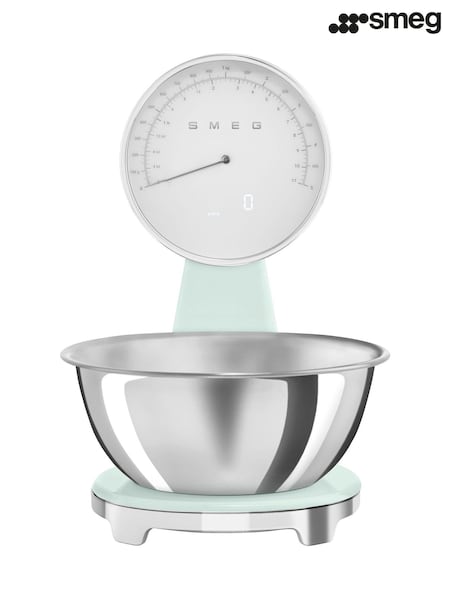 Smeg Pastel Green 50's Style Analogue Digital Kitchen Scales (G47849) | £170
