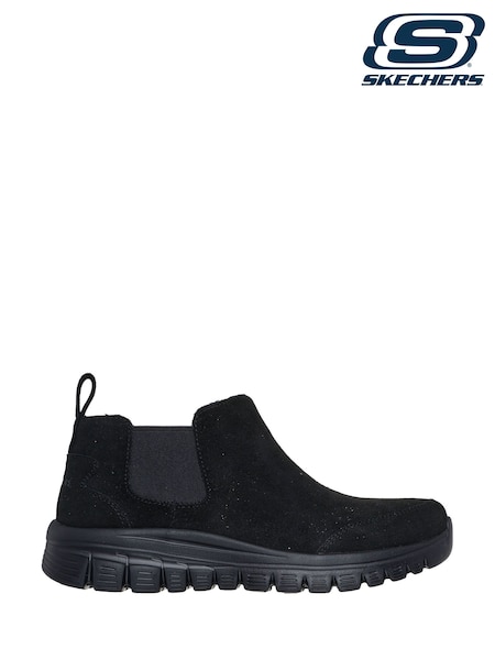 Skechers Black Graceful Willow Walk Womens Boots (G47891) | £69