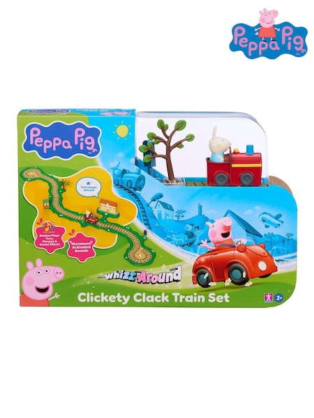 Peppa Pig Whizz-Around Clickety-Clack Train Set (G47915) | £30