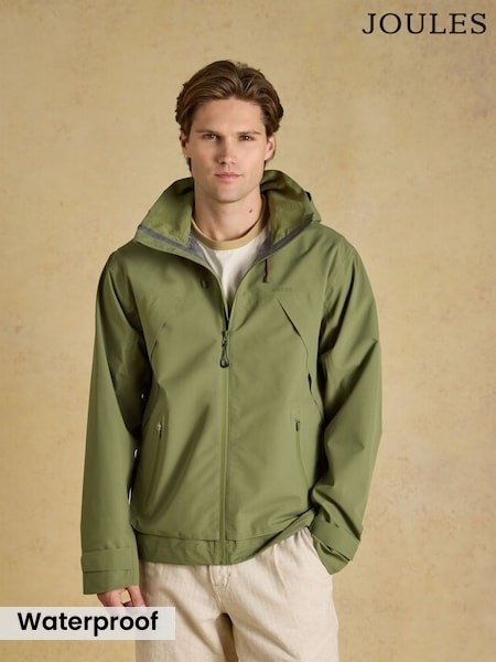 Green - Regular Joules Country Waterproof Coat
