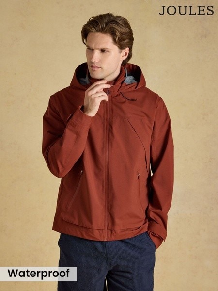 Rust Red - Regular Joules Hadley Waterproof Coat