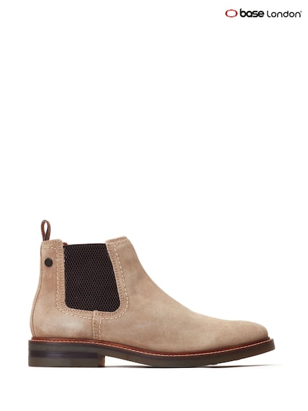 Base London Cream Portland Chelsea Boots (G48138) | £80