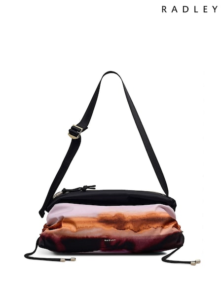 Radley Black Ombre Stripe Eden Row Small Cross-Body Bag (G48229) | £129