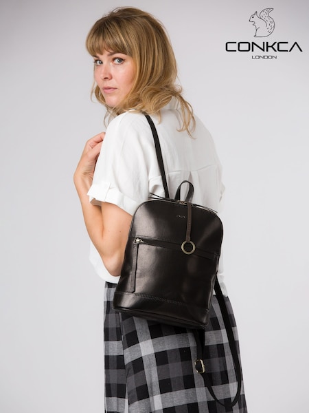 Conkca Violetta Leather Backpack (G48312) | £59