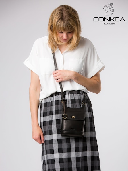 Conkca Coraline Leather Cross-Body Bag (G48313) | £44