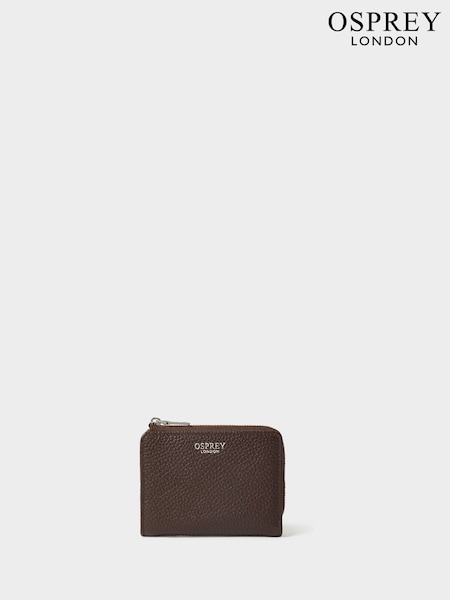 Osprey London The Core Medium Leather Zip Matinee Purse (G48841) | £49