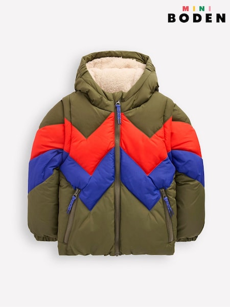 Boden Red 2-in-1 Padded Coat (G48901) | £59 - £65