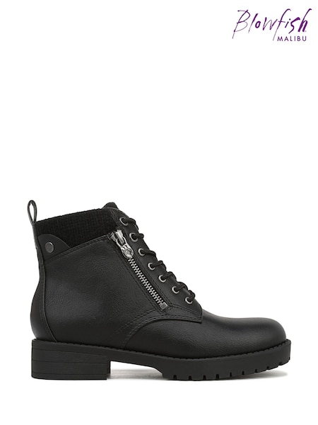 Blowfish Malibu Deva Regular Fit Black Boots (G49058) | £75