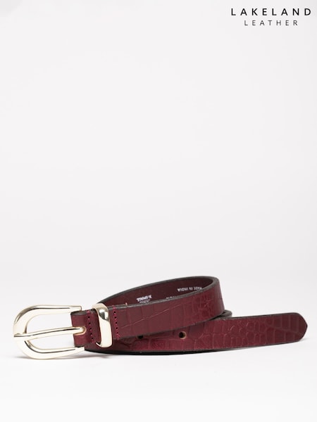 Lakeland Leather Red Kirkby Belt (G49194) | £25