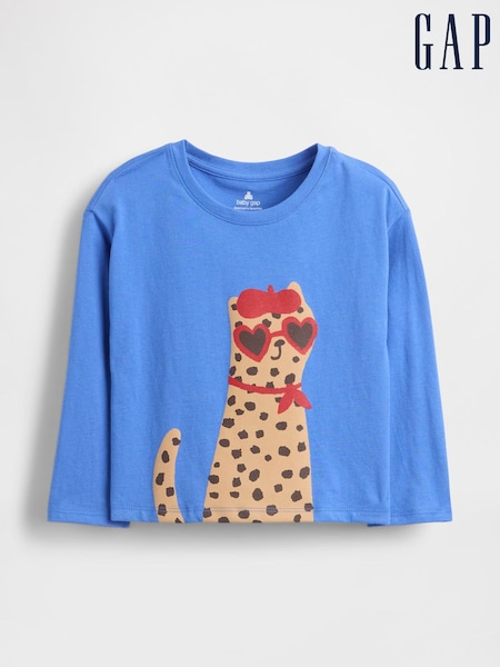 Gap Blue Graphic T-Shirt (6mths-5yrs) (G49207) | £10