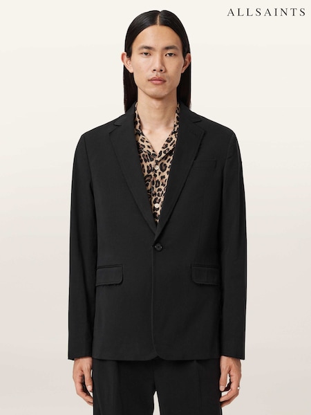 AllSaints Black Rebel Blazer (G49305) | £349