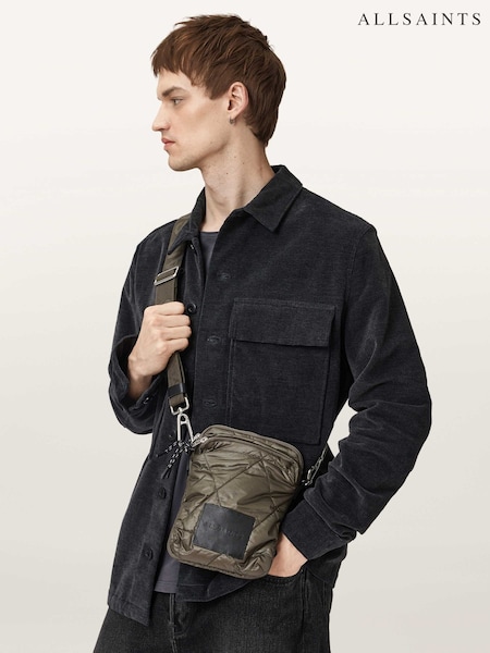 AllSaints Green Haven Quilt Pouch (G49309) | £99