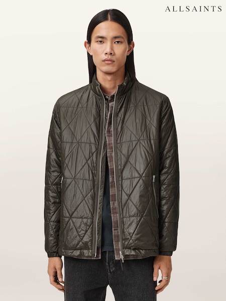AllSaints Green Tribex Shine Jacket (G49398) | £199